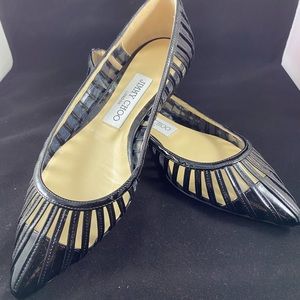 Jimmy Choo London black flats size 35 1/2